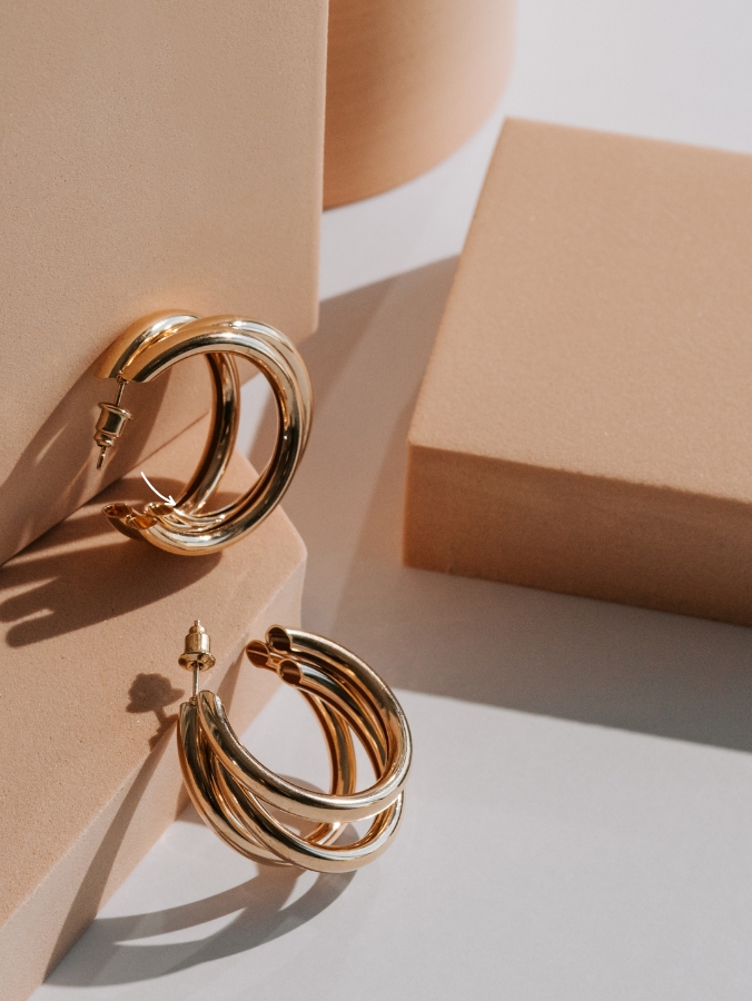 Gold Earrings